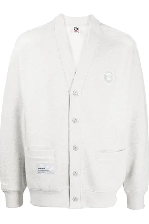 A Bathing Ape Melierter Jersey-Cardigan
