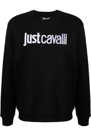 Roberto Cavalli Sweatshirt mit Logo-Stickerei