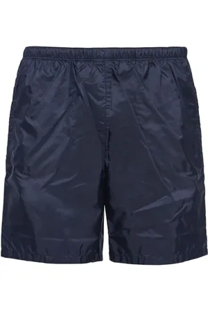 Prada Badeshorts mit Logo-Schild