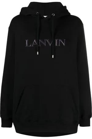 Lanvin Hoodie mit Logo-Applikation