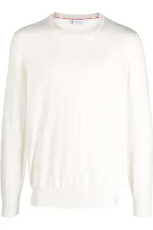 Brunello Cucinelli Fein gestrickter Kaschmirpullover