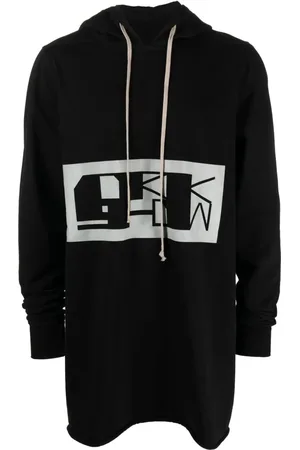 Rick Owens DRKSHDW Hoodie mit Logo-Print