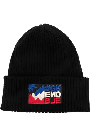 Moncler Beanie mit Logo-Patch
