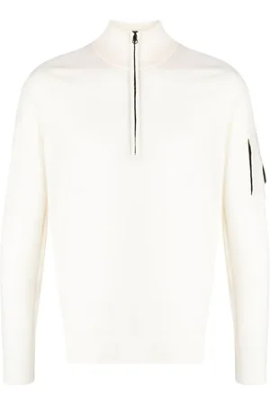 C.P. Company Pullover mit Linsen-Detail