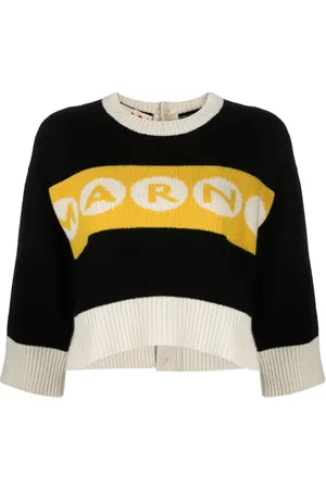 Marni Cropped-Pullover mit Logo