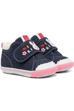 Miki House Bunny Sneakers mit Klettverschluss
