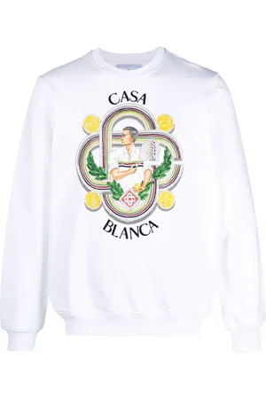 Casablanca Le Joueur Sweatshirt aus Bio-Baumwolle
