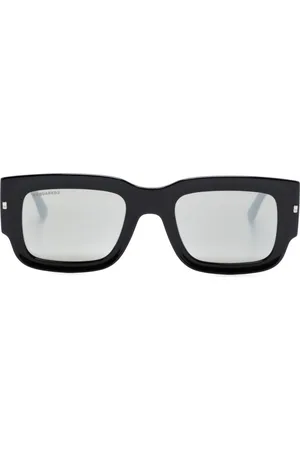Dsquared2 Eckige Hype Sonnenbrille mit Logo-Print