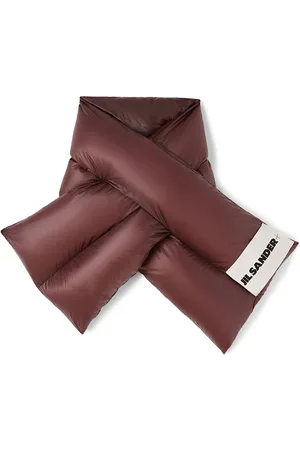 Jil Sander Schal mit Logo-Patch
