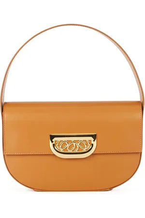 Destree Mittelgroße Schultertasche mit Logo-Schild