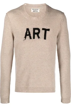 Zadig & Voltaire Intarsien-Pullover im Distressed-Look