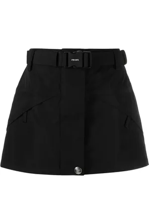 Prada Minirock mit Schnallen