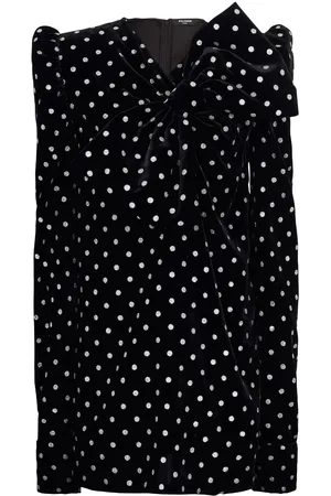 Balmain Kleid mit Polka Dots