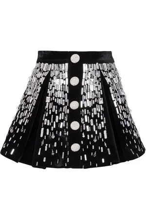 Balmain Verzierter Minirock