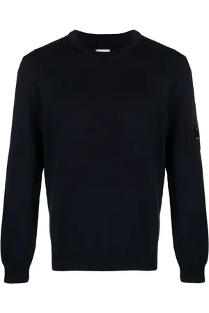 C.P. Company Gestrickter Pullover mit Linsen-Detail