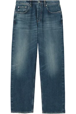 Burberry Halbhohe Wide-Leg-Jeans