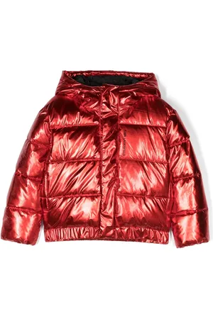 Karl Lagerfeld Gefütterte Jacke im Metallic-Look