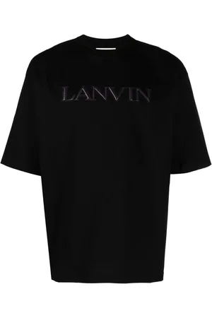 Lanvin T-Shirt mit Logo-Applikation