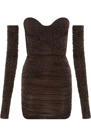 ALEX PERRY Minikleid mit Raffungen