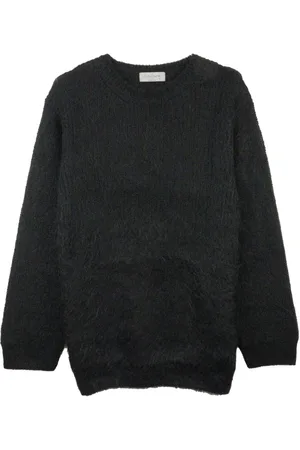 YOHJI YAMAMOTO Fleecepullover mit rundem Ausschnitt