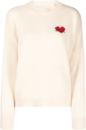GIADA BENINCASA Pullover mit Intarsien-Logo