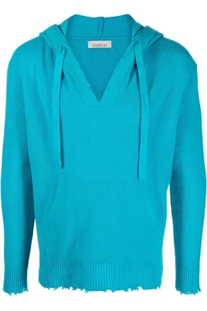 LANEUS Hoodie in Distressed-Optik
