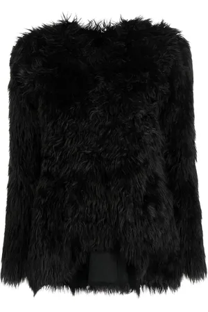 Comme des Garçons Oberteil aus Faux Fur