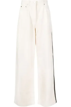 Peter Do Weite High-Waist-Jeans