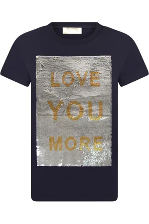 Elie saab T-Shirt mit Pailletten
