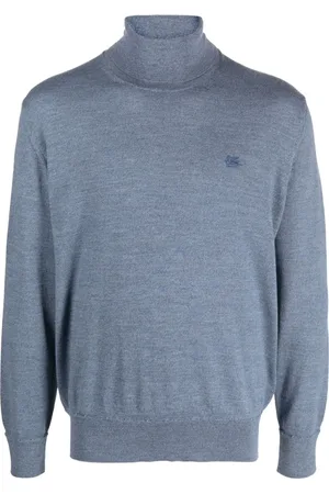 Etro Rollkragenpullover mit Pegaso-Stickerei