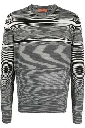 Missoni Gestreifter Intarsien-Pullover