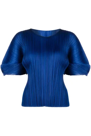 PLEATS PLEASE ISSEY MIYAKE Monthly Colors August Bluse