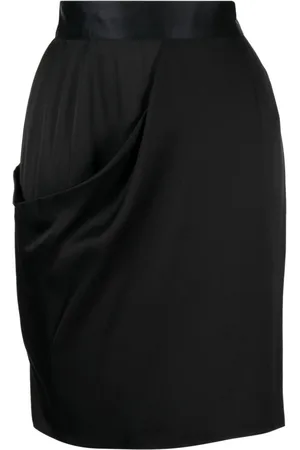CHANEL Drapierter Minirock aus Seide