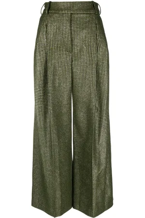 ALEXANDRE VAUTHIER Hose mit Hahnentrittmuster
