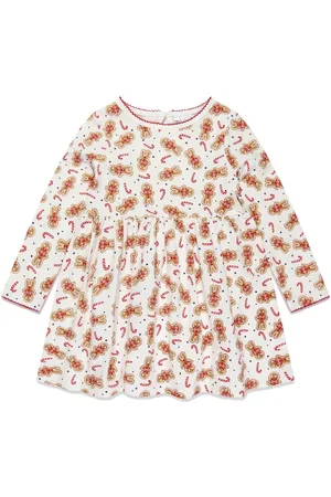 Rachel Riley Kleid mit Lebkuchen-Print