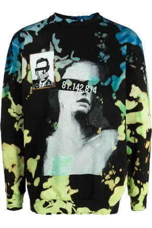 Stain Shade Sweatshirt mit Bleach-Effekt