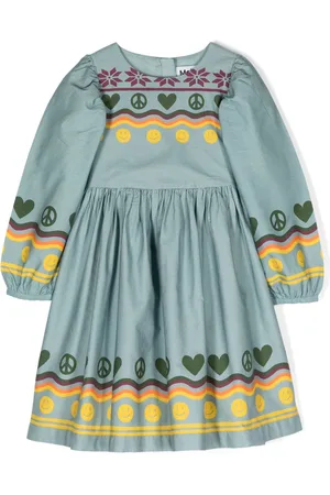 Molo Langes Cilja Kleid mit Puffärmeln