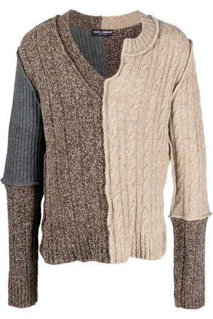 Dolce & Gabbana Pullover im Patchwork-Look
