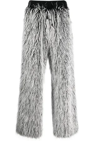 Dolce & Gabbana Hose aus Faux Fur