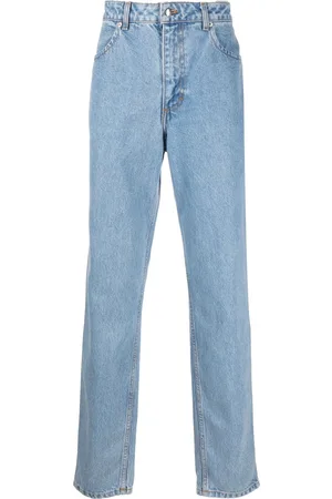ECKHAUS LATTA Halbhohe Straight-Leg-Jeans