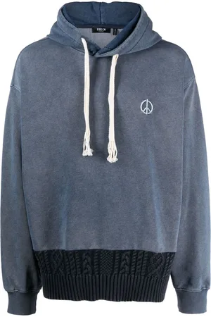 FIVE CM Hoodie mit Friedenszeichen