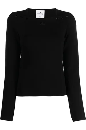 Courrèges Sweatshirt mit Logo-Stickerei