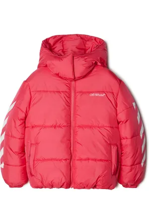 OFF-WHITE Gefütterte Jacke mit Logo-Print