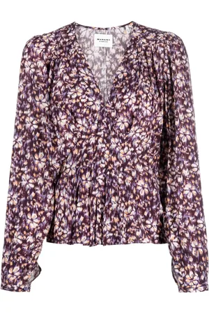 Marant Etoile Eddy Bluse mit Blumen-Print