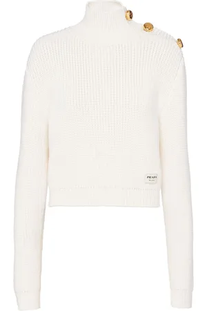 Prada Gerippter Strickpullover