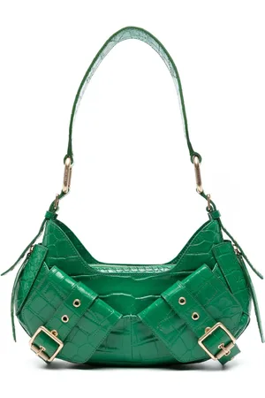 BIASIA Schultertasche mit Kroko-Effekt