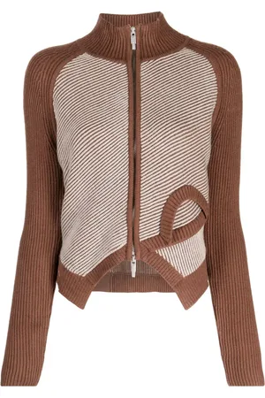 Feng Chen Wang Cardigan mit Intarsienmuster