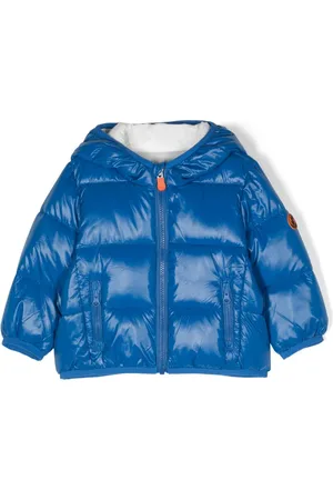 save the duck Gefütterte Jacke mit Logo-Patch
