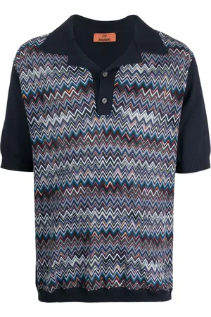 Missoni Poloshirt mit Zickzackmuster
