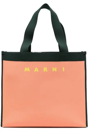 Marni Shopper mit Jacquard-Logo